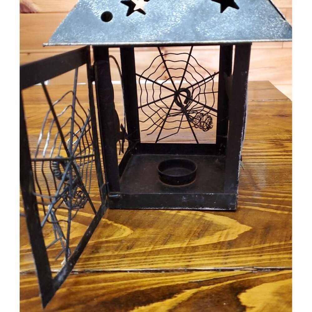 Halloween Lantern With Spiders And Cats - Picture 4 of 10